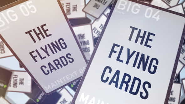 Flying cards - VideoHive 11041007