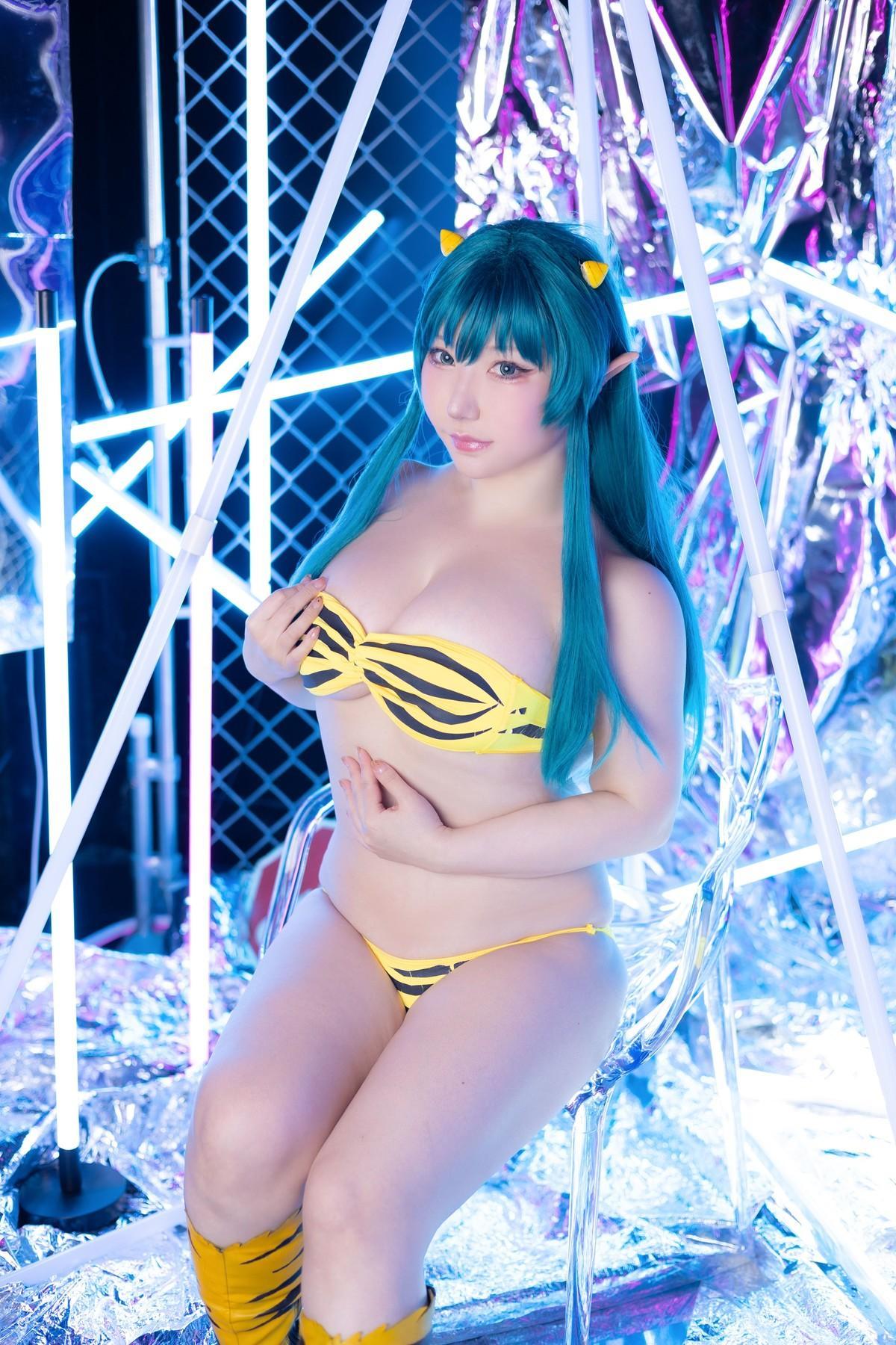 Cosplay SAKUサク Lum ラム うる星やつら Set.04(37)