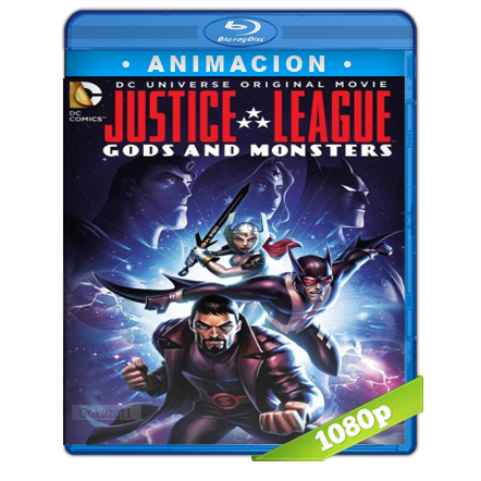 Liga De La Justicia Dioses Y Monstruos 1080p Lat-Ing[Animacion](2015)