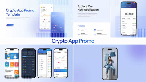 Crypto App Promo - VideoHive 53585395