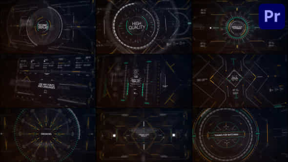 Technic Displays Premiere Pro Mogrt - VideoHive 50652631