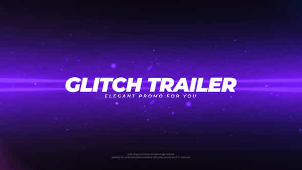 Glitch Trailer - VideoHive 36165232