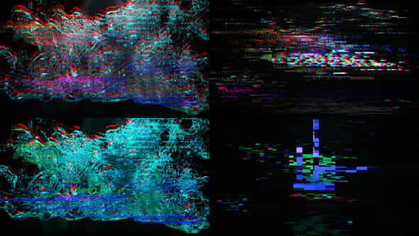 Glitch Water Logo - VideoHive 48398294