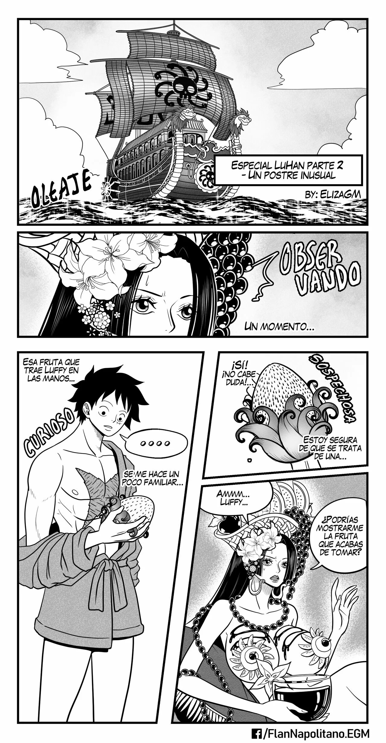 Flan Napolitano - Hancock x Luffy Parte 2 - Elizagm - 2