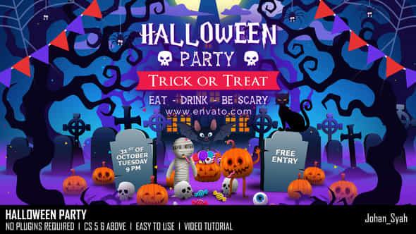 Halloween Party - VideoHive 47645451