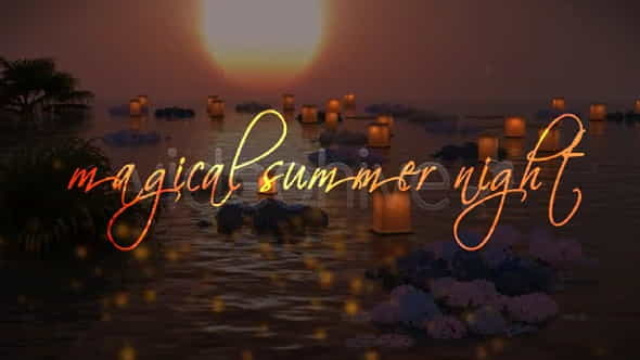 Photo Gallery on a Magical Summer Night | Special Events - VideoHive 4636481