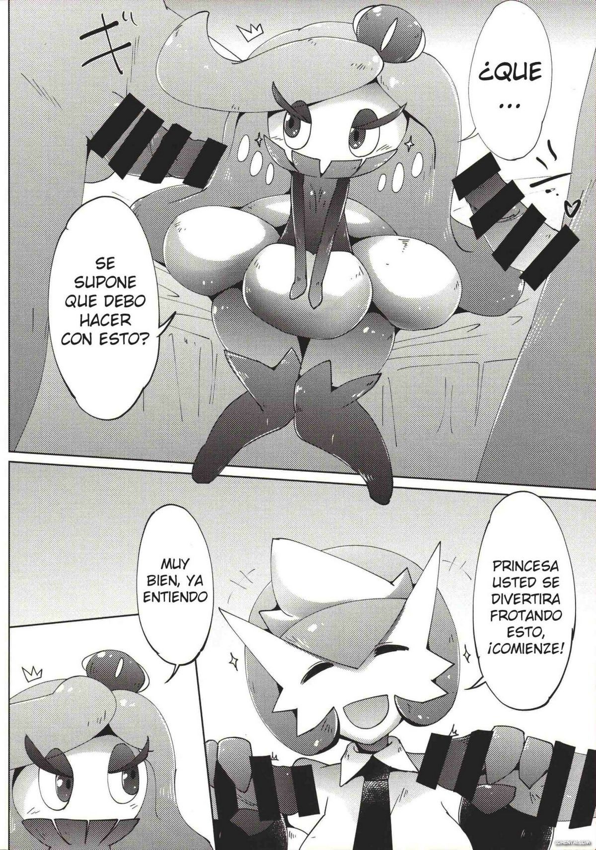 Wagamama ohimesama to jūsha (?)-Tachi (Pokémon) xxx comics manga porno doujin hentai español sexo 