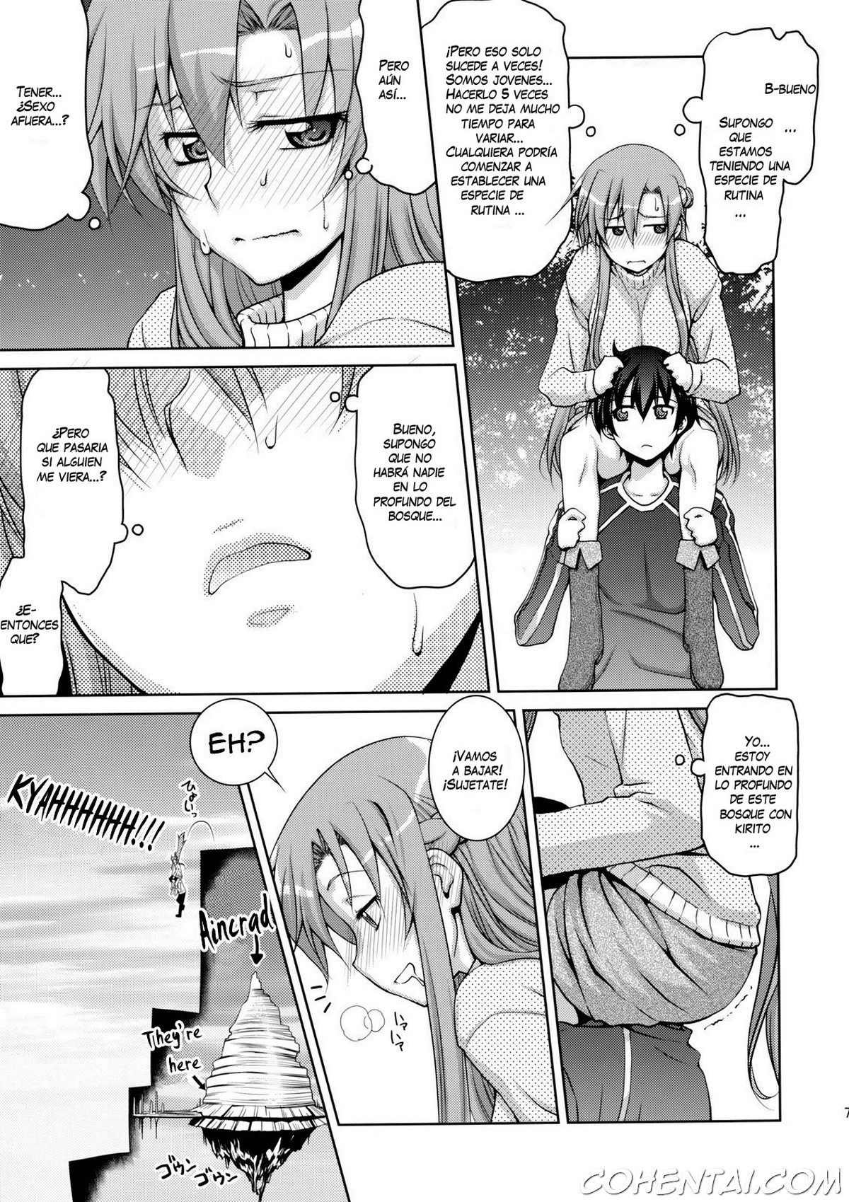 ASUNAsan NO EROHON (Sword Art Online) xxx comics manga porno doujin hentai español sexo Asuna Yuuki Kazuto Kirigaya | Kirito Sword Art Online