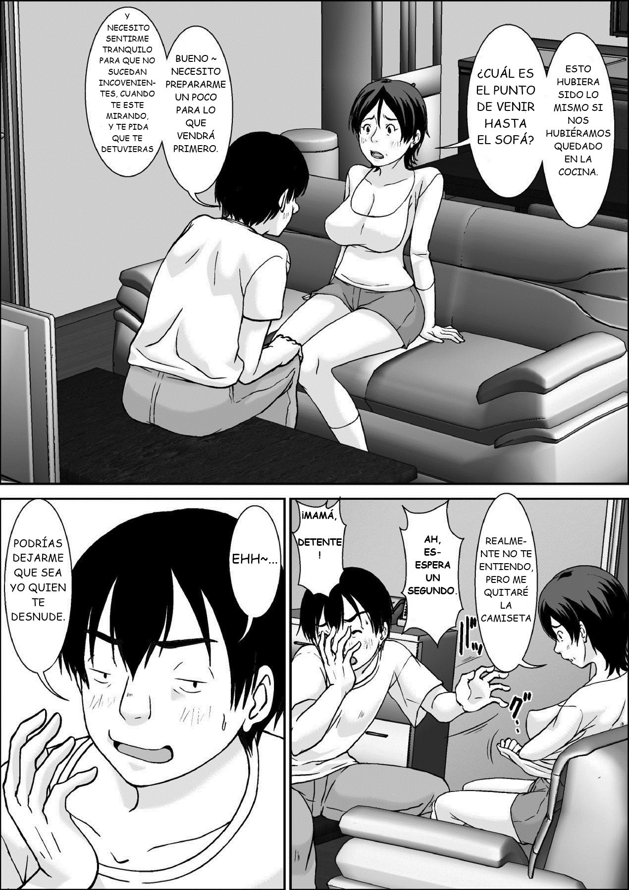 [Hoyoyodou] Kora! Anta Hahaoya o Kudoite Nani Shiyoutte Iu no!  ¡Oye! ¡¿Qué haces seduciendo a tu madre! [Spanish] [GB]