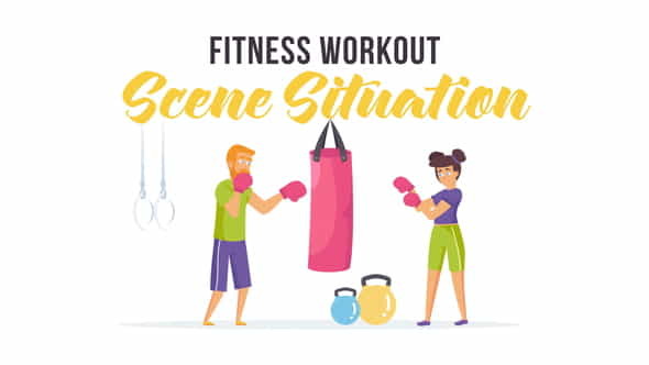 Fitness workout - Scene Situation - VideoHive 27608490