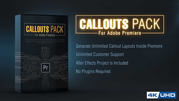 Callout Line Pack For Premiere - VideoHive 21108932
