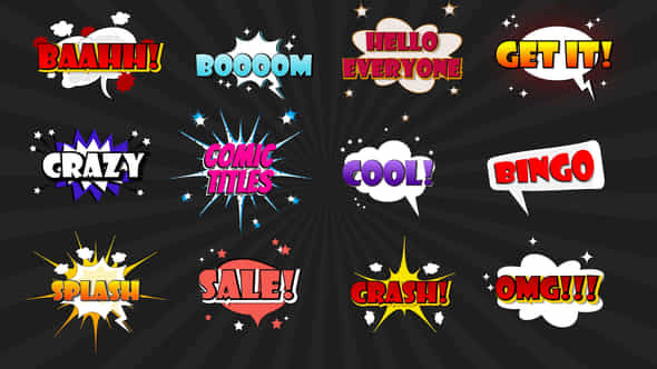 Cartoon Titles - VideoHive 47470683