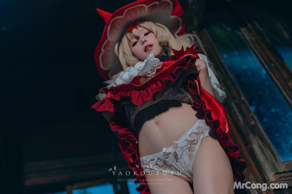 Coser@黏黏团子兔: 琪花星烛·可莉 可莉炸鱼舞 (66 photos )(26)