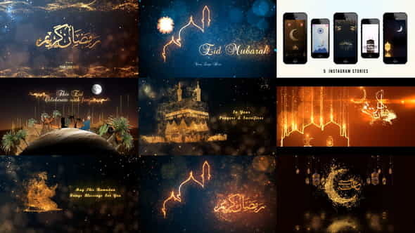 Eid Mubarak Ramadan Kareem - VideoHive 3268280