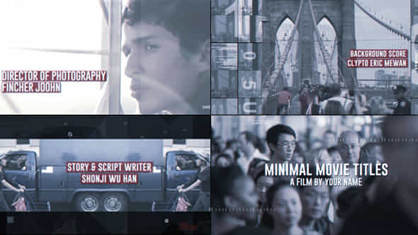 Minimal Movie Titles - VideoHive 21178265