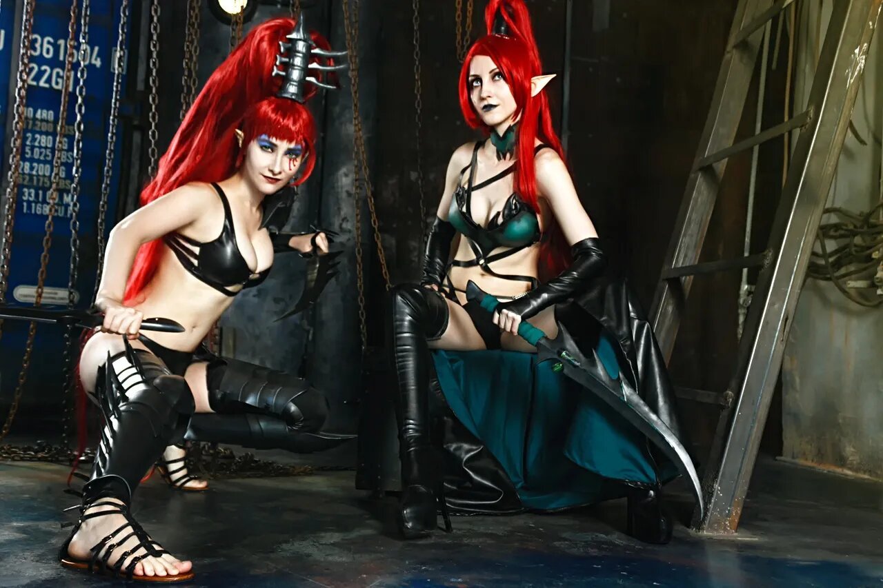 Shiera13 & Mechanical Vampire - Warhammer 40K Lelith Hesperax & Lady Aurelia Malys