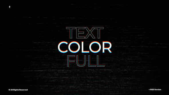 Moving Text Animation After Effects - VideoHive 58405898