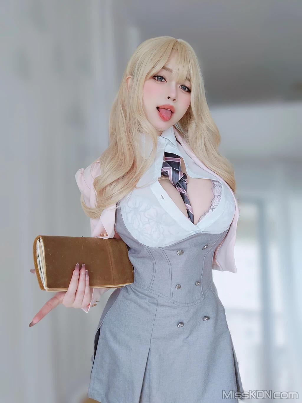 Coser@女主K: 催眠傲娇的前辈 (78 photos)(45)