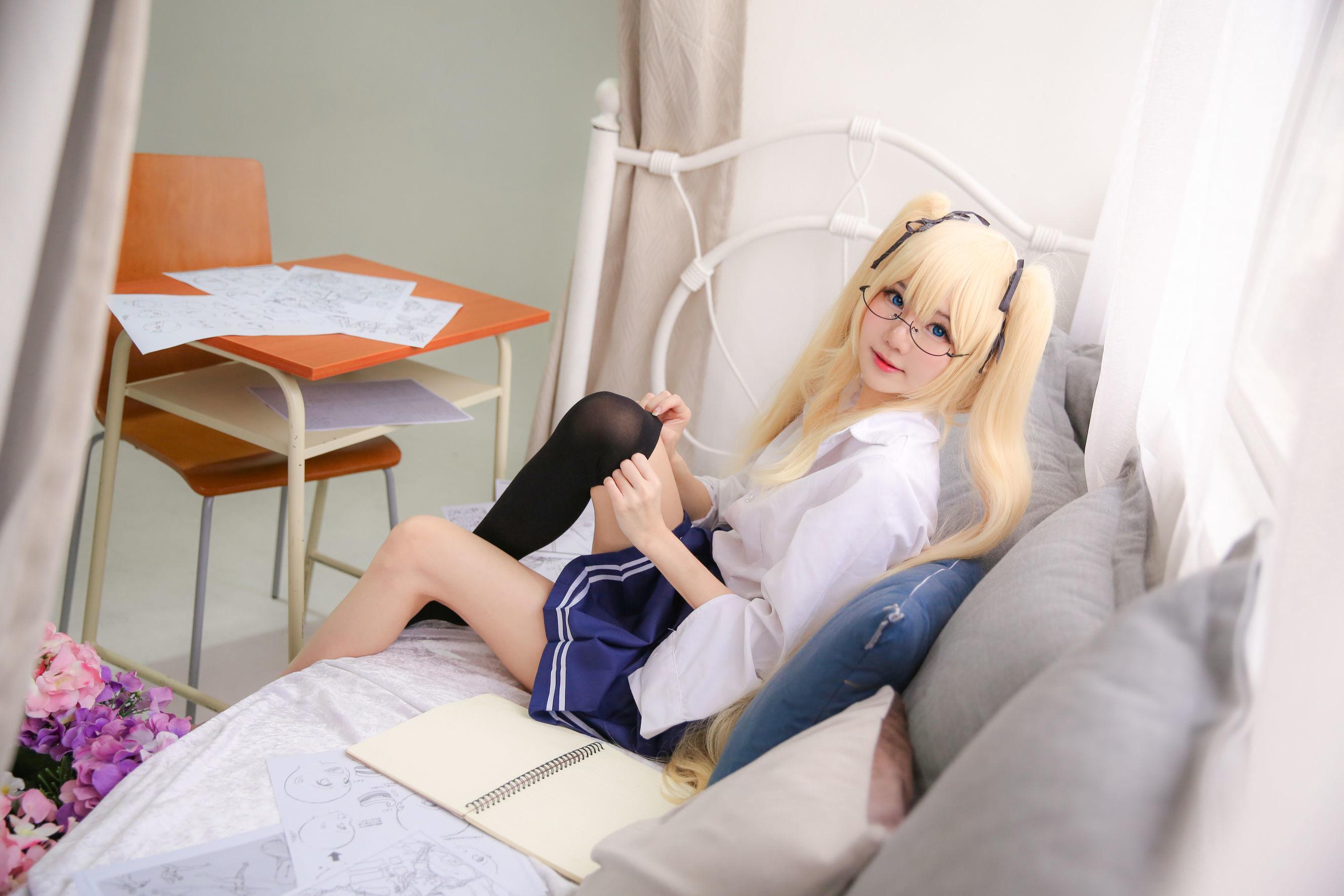 [网红COSER] Sally Dorasnow – Eriri School Girl(23)