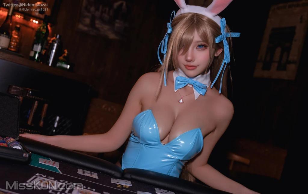 Coser@CatDemon喵崽 (你的喵崽): 碧蓝档案 明日奈兔女郎 (120 photos)(90)