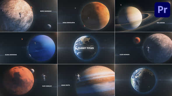 Planet Titles - VideoHive 44836385