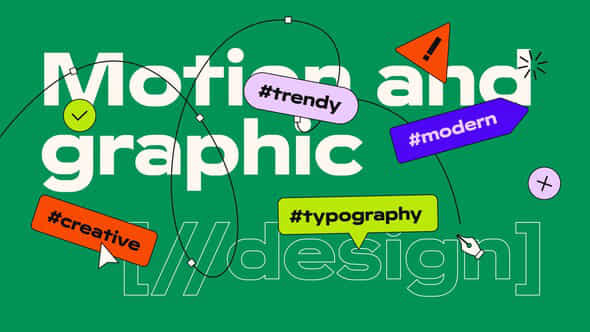 Colorful Typography Intro - VideoHive 52727514