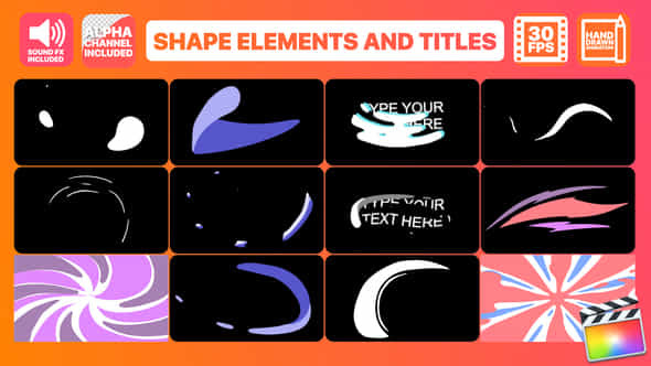 Shape Elements - VideoHive 24254129