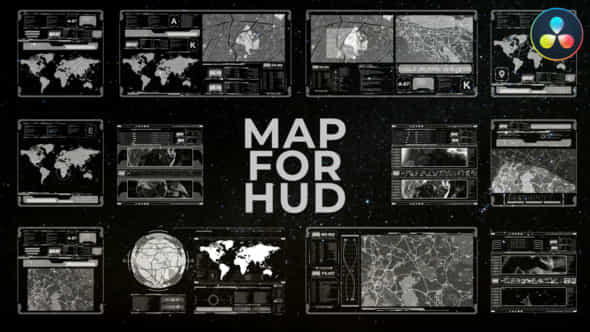 Map For Hud For Davinci Resolve - VideoHive 50854242