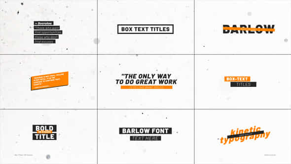 Box Titles 20 After Effects - VideoHive 55849987