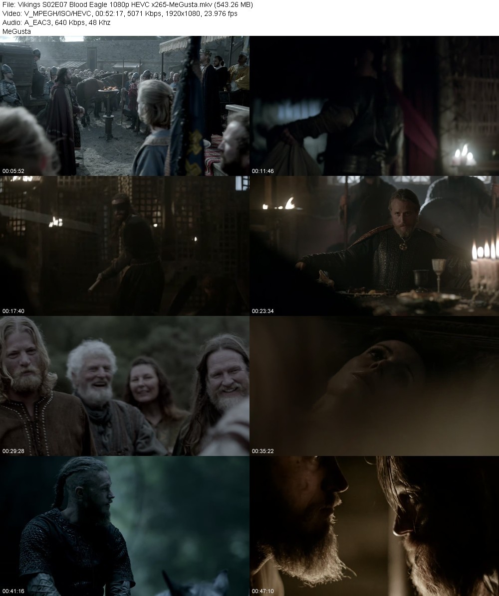 Vikings S02E07 Blood Eagle 1080p HEVC x265-MeGusta