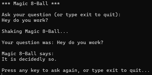 Magic 8Ball D20 Preview