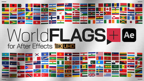 World Flags Plus For After Effects - VideoHive 57759544