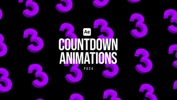 Countdown Animations Pack - VideoHive 50243543