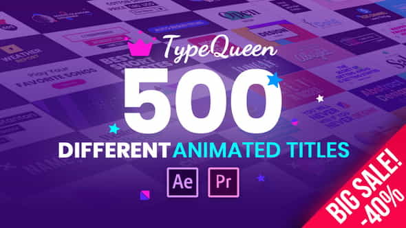 TypeQueen - Animated Title and Kinetic Text | Miscellaneous - VideoHive 25728541