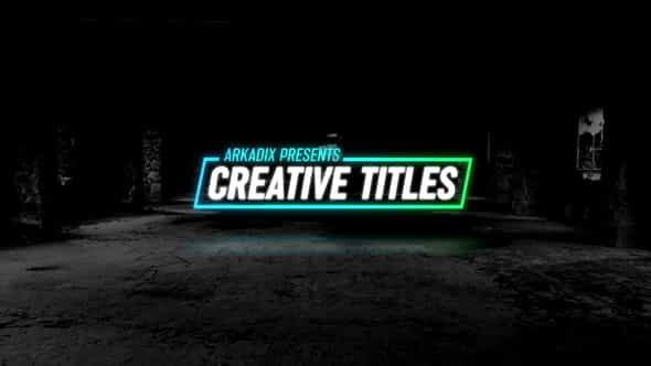 Creative Titles 4k - VideoHive 24925851