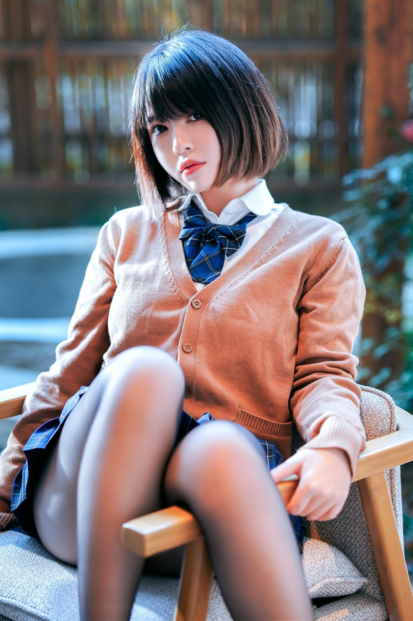 Cosplay 半半子Banbanko 彼女の制服(34)