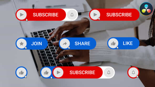 Youtube Subscribe Button - VideoHive 47382326