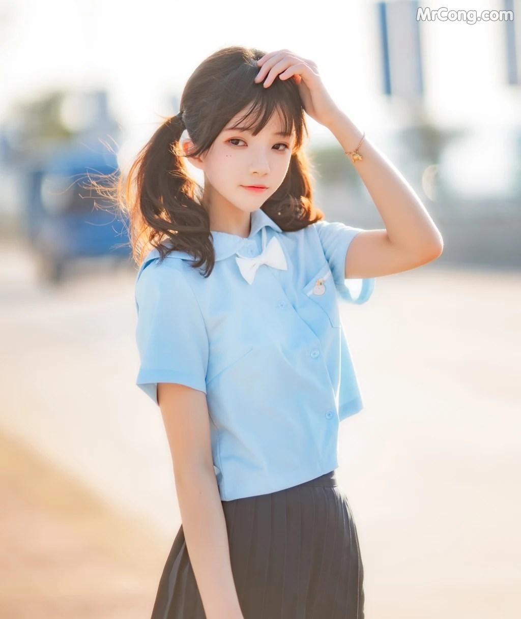 Coser@桜桃喵 Vol.125: 蔚蓝 (33 photos)(5)