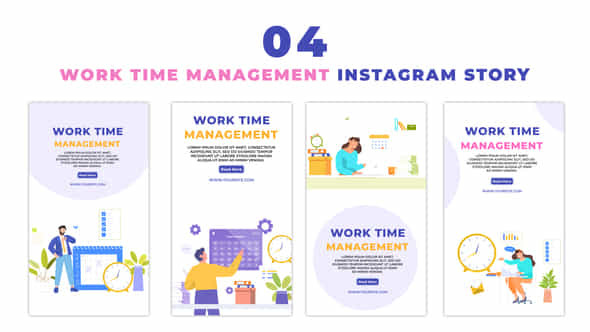 Work Time Management - VideoHive 48059353