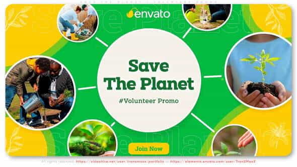 Save The Planet | Volunteer - VideoHive 32695246
