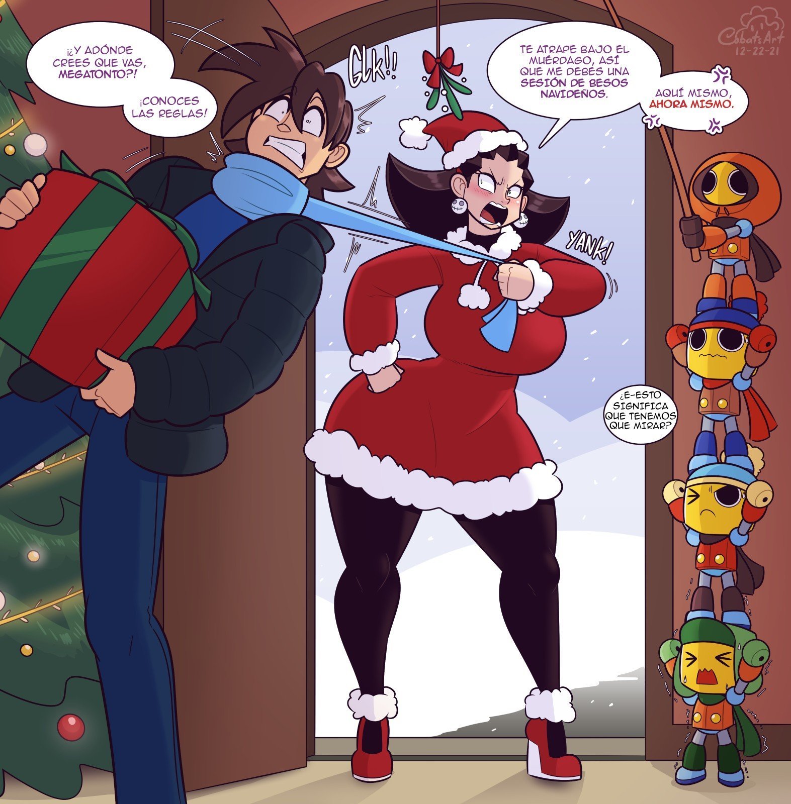 Tron x Megaman Happy Holiday – Cobatsart - 0