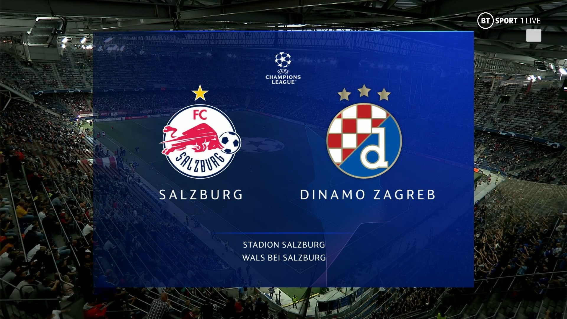 RB Salzburg vs Dinamo Zagreb