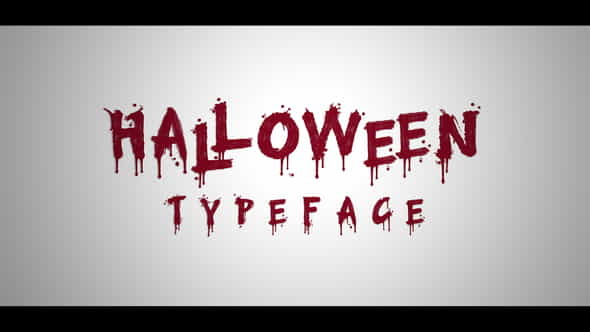 Blood Typeface | - VideoHive 40237299