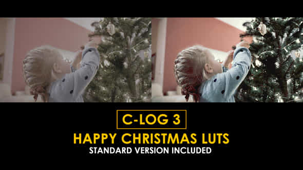 Clog3 Happy Christmas And Standard Color Luts - VideoHive 51147681