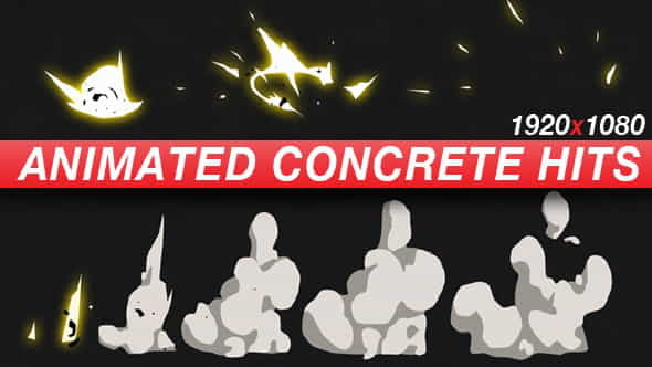 Animated Concrete Hits - Anime - VideoHive 624348