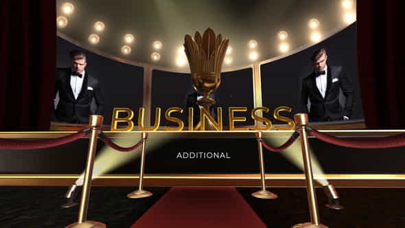 Award Ceremony 5 Trophies - VideoHive 35838318