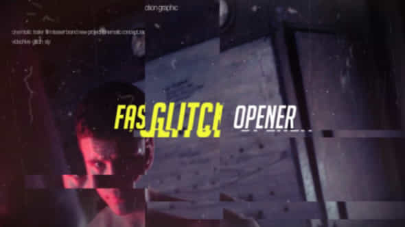 Fast Glitch Opener - VideoHive 17100566