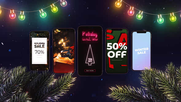 Christmas Sale Stories - VideoHive 42114525