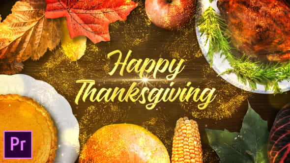 Thanksgiving Wishes - Premiere Pro - VideoHive 25046014
