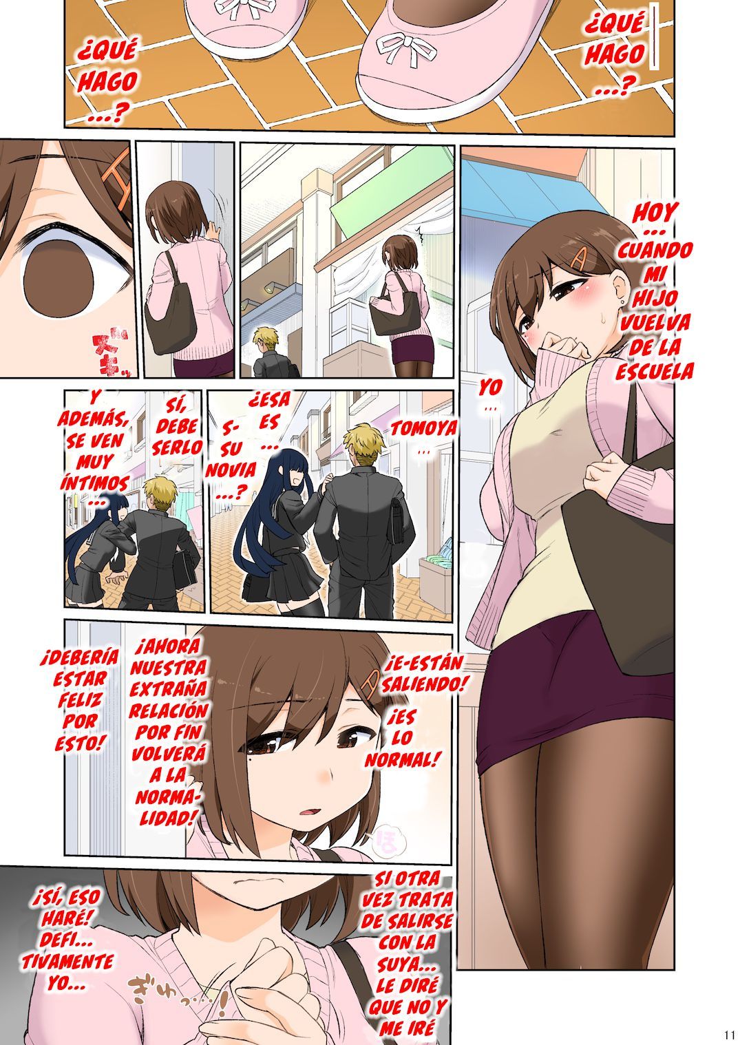 [CELTRANCE (Kogaku Kazuya)] Mama Hame Sex (Tsuya) no Ni [Spanish] [Lanerte]